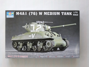 TRUMPETER 1/72 07222 M4A1 76 W MEDIUM TANK